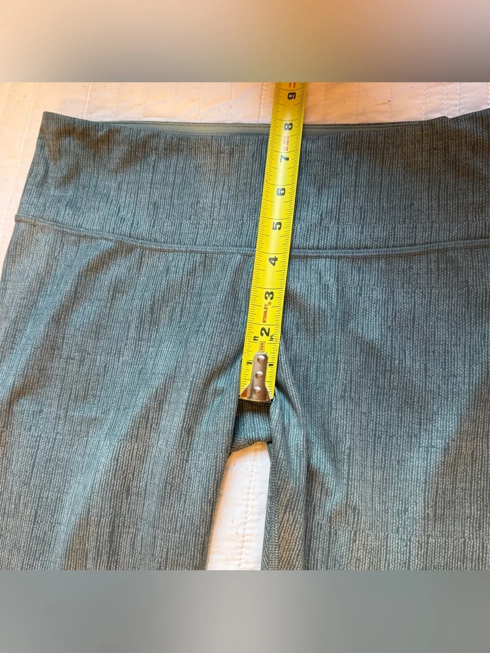 Lululemon Wunder Under Pant Full-On Luxtreme Burlap Texture Earl Gray Women's 8